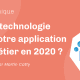 Quelle technologie pour votre application web métier en 2020 - Visuel article technique