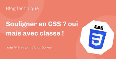 Souligner en CSS ? oui mais avec classe !