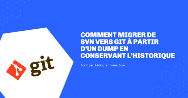 Comment migrer de SVN vers GIT à partir d’un dump en conservant l’historique