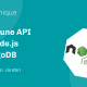 Monter une API avec Node.js et MongoDB
